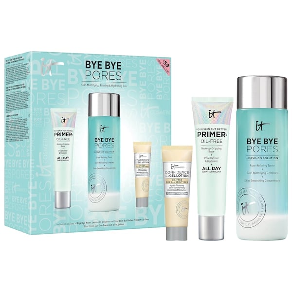 IT Cosmetics Bye Bye Pores Skin-Mattifying, Priming and Hydrating Trio