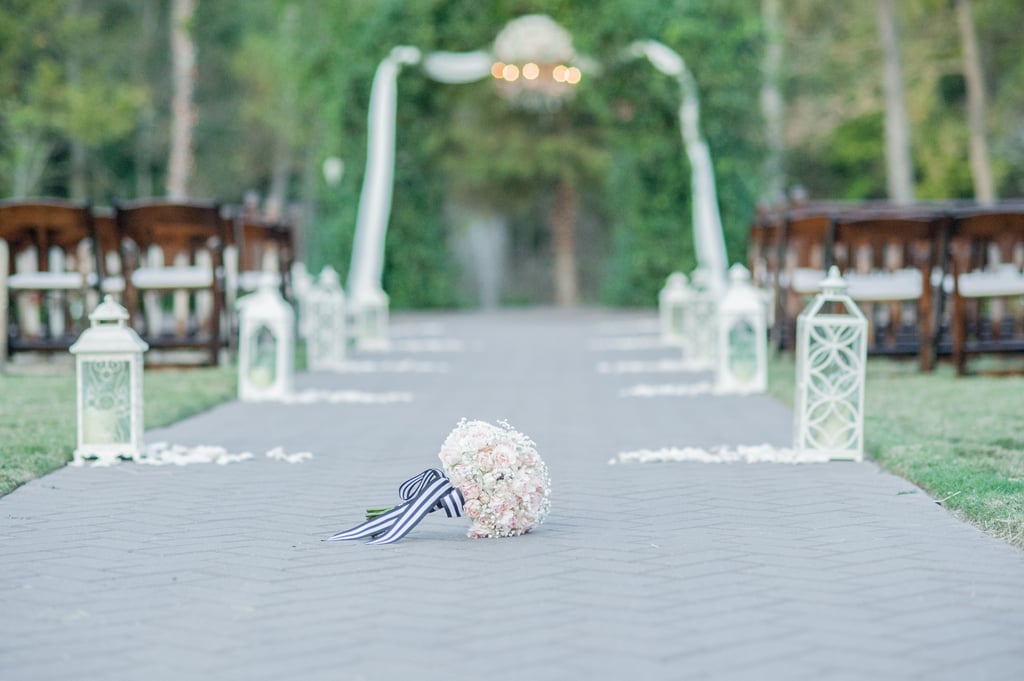 Feminine Pink and Silver Wedding