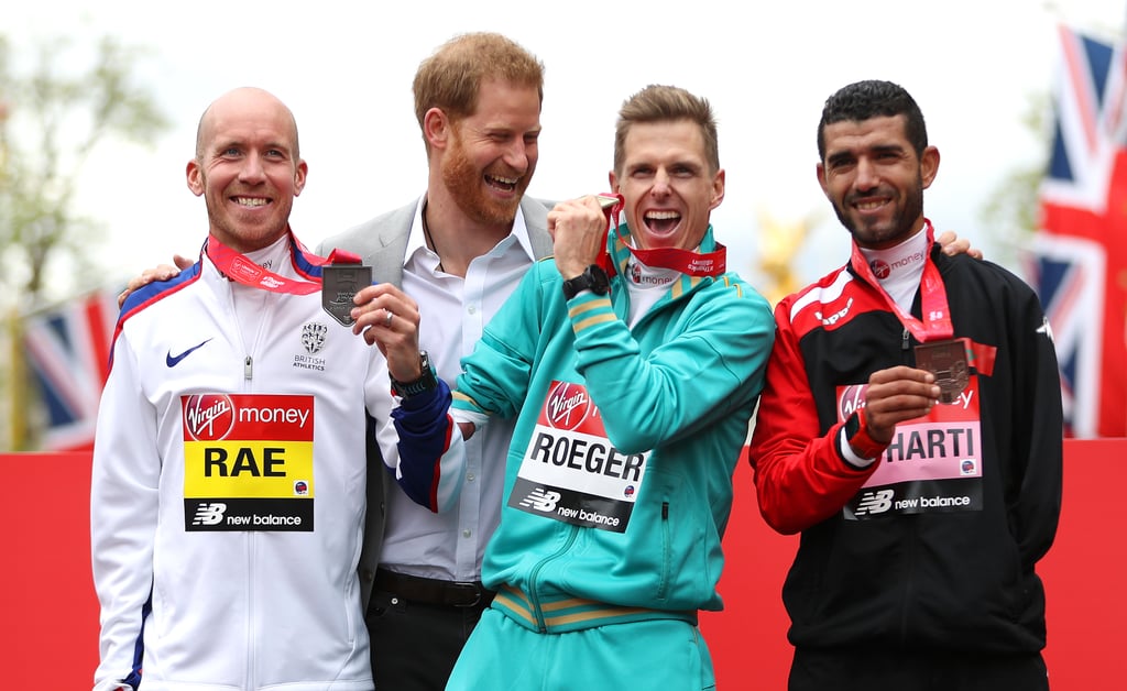 Prince Harry at the London Marathon Pictures April 2019