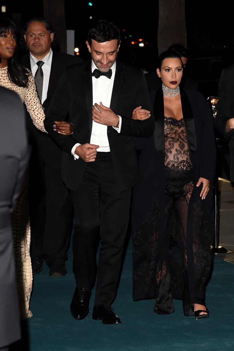 Riccardo Tisci and Kim Kardashian