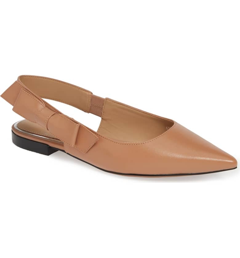 Linea Paolo Darcy Bow Slingback Flats 