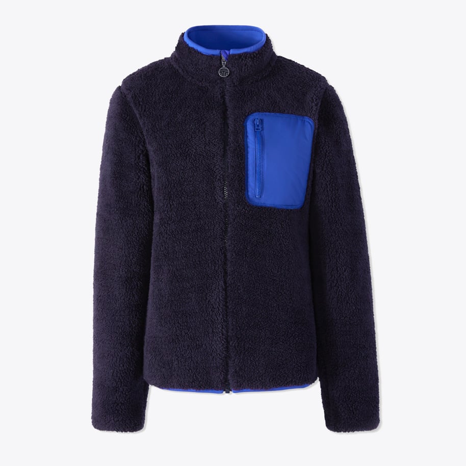 Tory sport sherpa deals fleece pullover