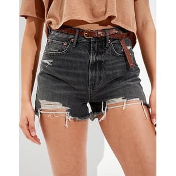 Black ripped denim shorts from American Eagle, never worn, tags still on.