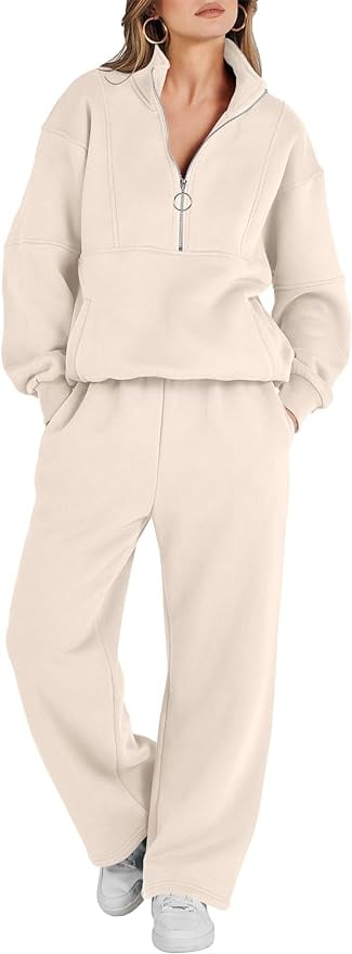 Anrabess Two-Piece Sweatsuit