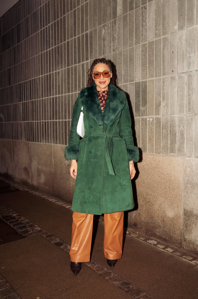 Look Back at Copenhagen Fall 2023 Fashion Week Street Style: Textured Coats