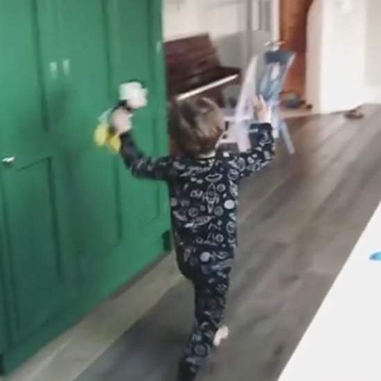 Toddler Finds Out He's Going to Disney
