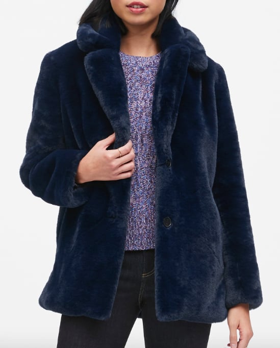 Faux Fur Short Coat 20 Faux Fur Pieces From Banana Republic That