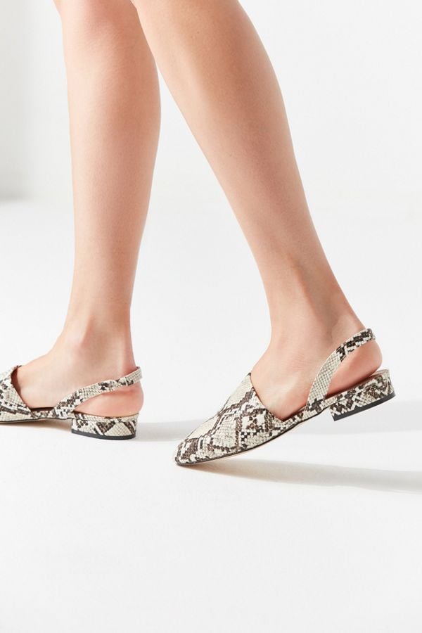 snake slingback