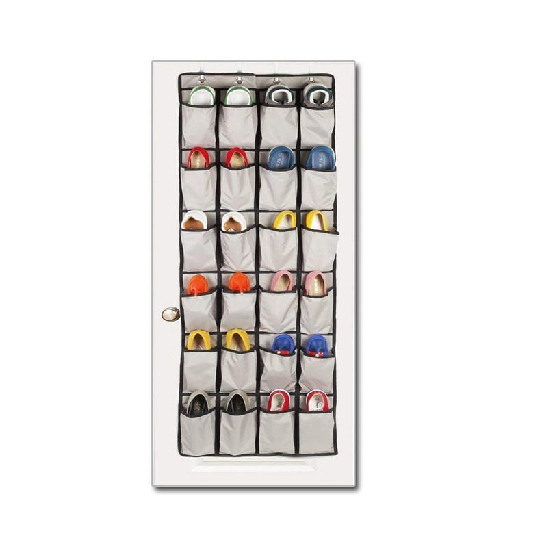 Over The Door 24 Pocket Mesh Shoe Organizer Light Gray - Brightroom™