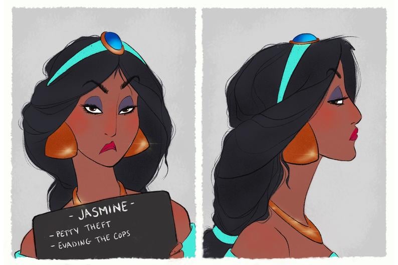 Jasmines Mugshot Best Disney Princess Fan Art Popsugar Love And Sex Photo 116