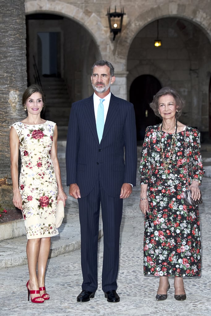 Queen Letizia Floral Dress August 2017