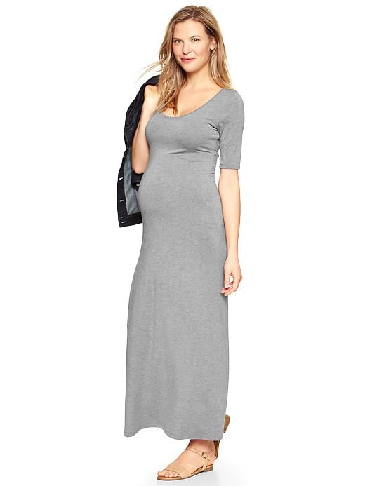 gap maternity maxi dress