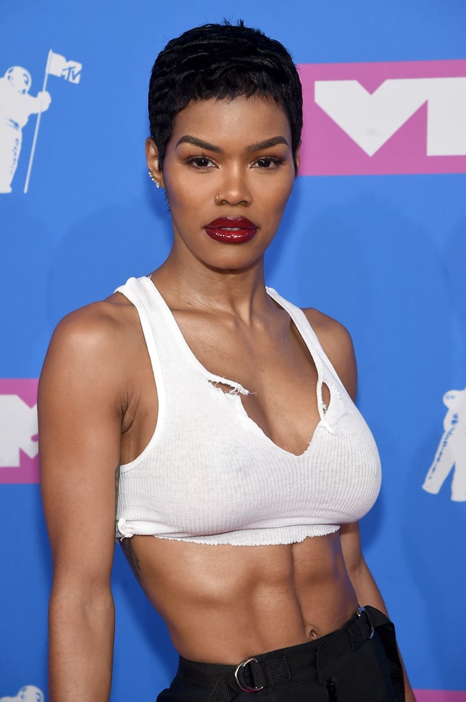 Teyana Taylor at the 2018 MTV VMAs POPSUGAR Celebrity UK Photo 5