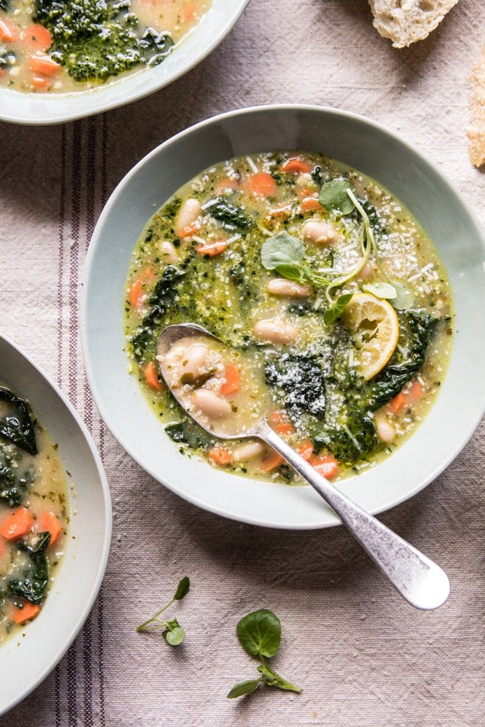 Tuscan White Bean and Lemon Soup