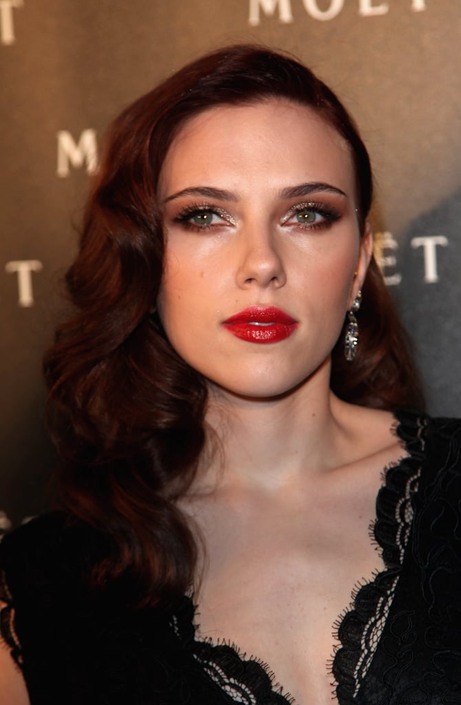 Scarlett Johansson With Red Hair