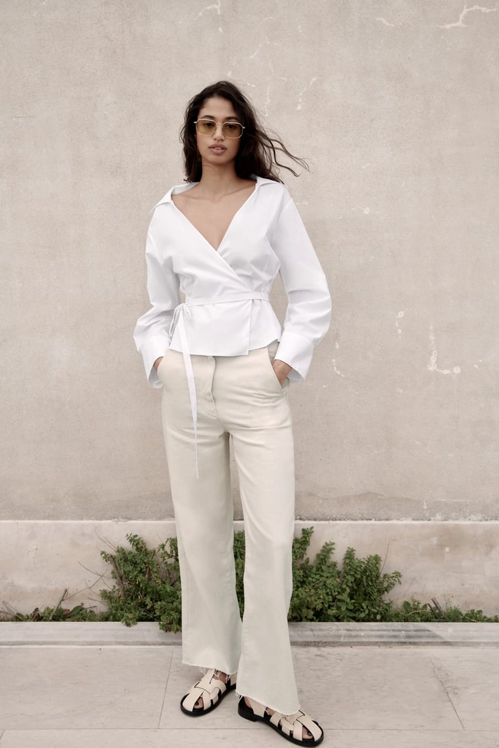 Shop the Look | Naomi Biden's White Blouse, Jeans, and Balenciaga Bag ...