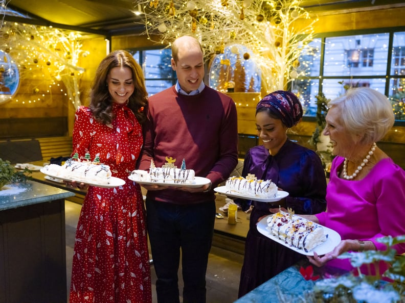 The Duke and Duchess of Cambridge With Nadiya Hussain and Mary Berry