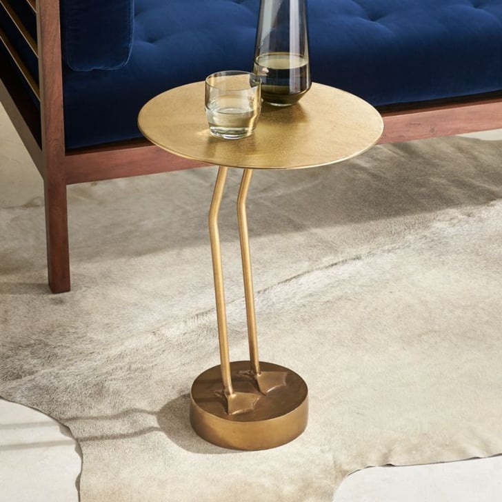 Brass Bird Side Table Give Your Backyard a Midcentury Modern