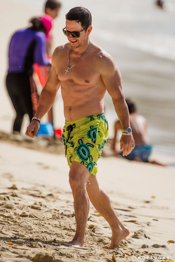 Mark Wahlberg Shirtless in Barbados Pictures December 2018