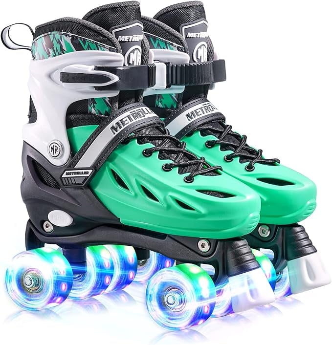 Metroller Roller Skates ($38, originally $40)
Roller skating is another activity making a serious comeback with kids, so make sure your little one is on trend with these adjustable roller skates. These are designed for ages 4 and up to adult — so feel free to grab yourself a matching pair. The best part? The wheels light up for style and safety.