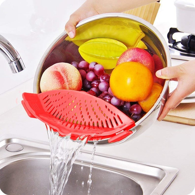 For the Pasta Maker: Strainer With 2 Clips