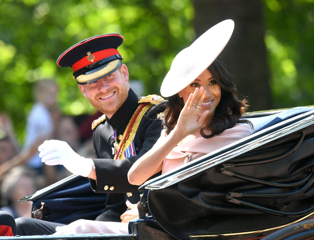 Meghan Markle Hair and Makeup Trooping the Colour 2018