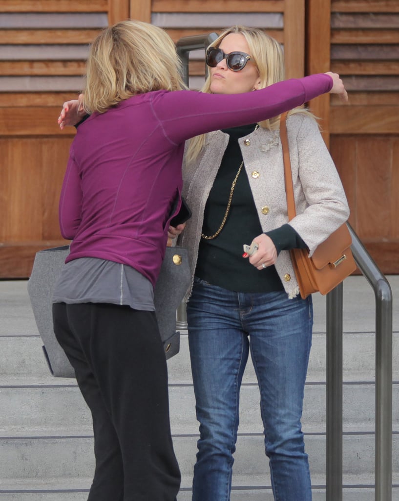 Reese Witherspoon and Chelsea Handler Having Lunch in LA