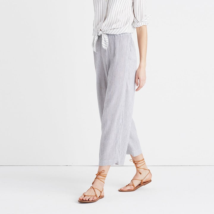 Madewell Striped Cover-Up Culottes