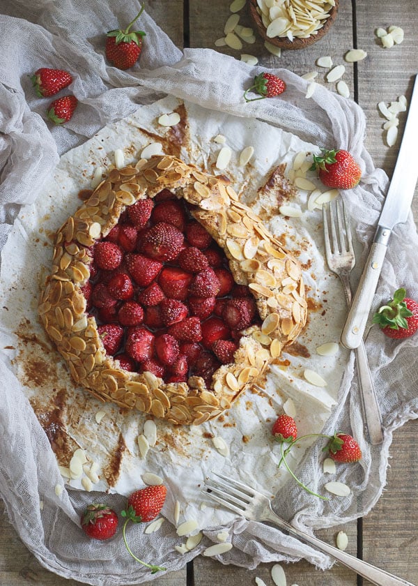 Strawberry Almond Galette