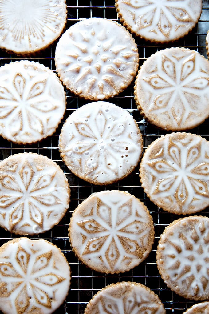Brown Butter Muscovado Stamped Christmas Cookies