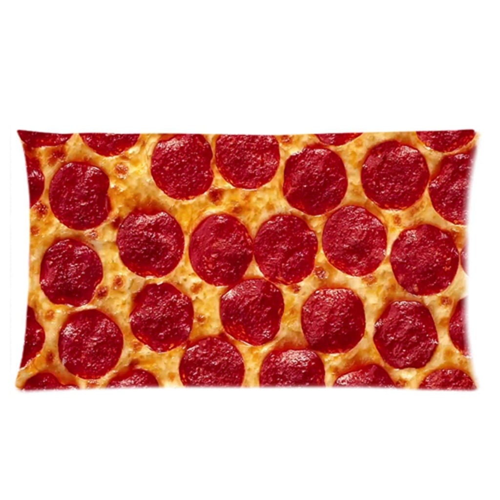Two Sides Snack Shack Pizza Slice Rectangle Pillowcase