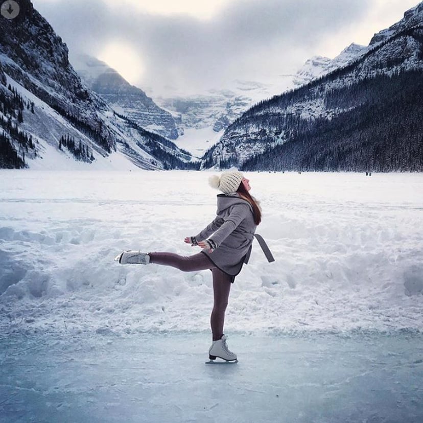 Why Ice Skating is at its Best in Lake Louise