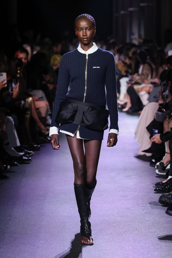 Zaya Wade's Miu Miu Pleated Micro Skirt | POPSUGAR Fashion