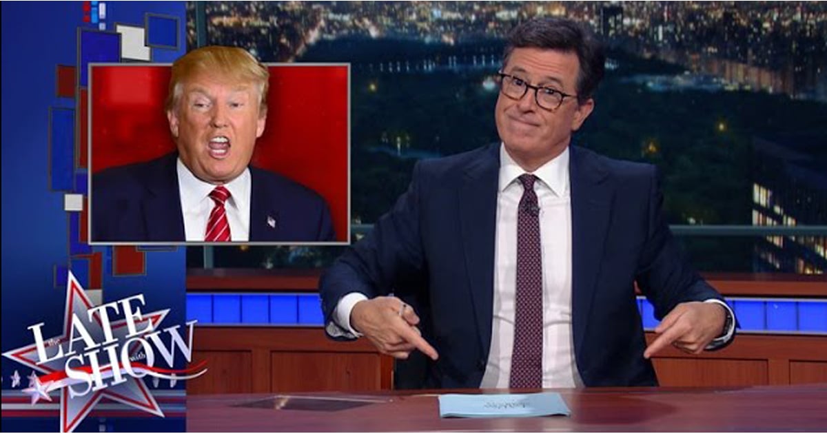Stephen Colbert Video on Donald Trump's Birther Lies POPSUGAR News(02)