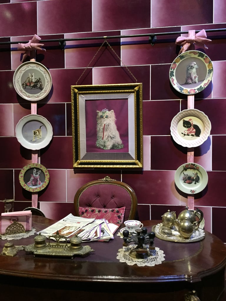 *Shudder.* The kittens photographed for Umbridge's office decor were all adopted after the shoot!