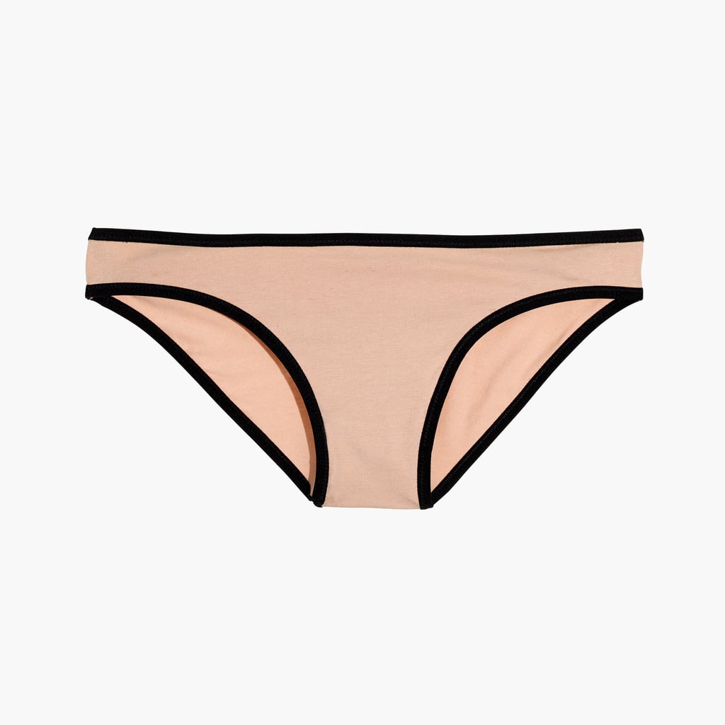 Madewell Cotton-Modal Bikini in Colorblock ($13)