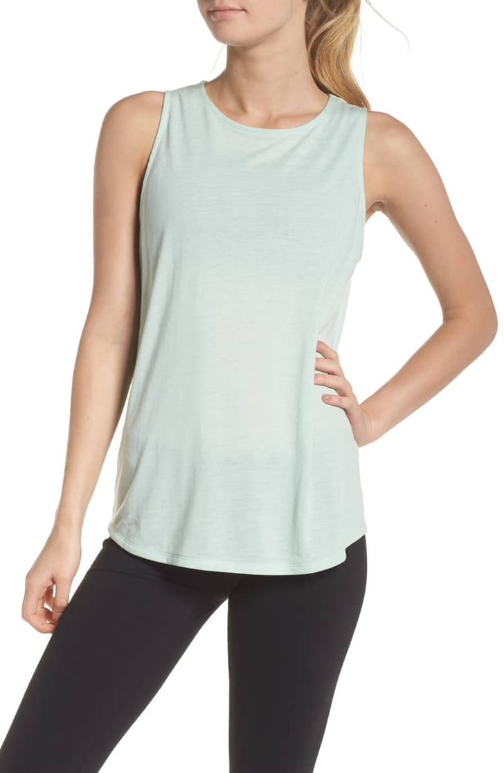 Zella Twist Back Tank Top Best Workout Clothes For Women POPSUGAR