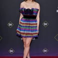 Joey King Looks Like a Technicolor Daydream in Her Shimmery Red Carpet Dress