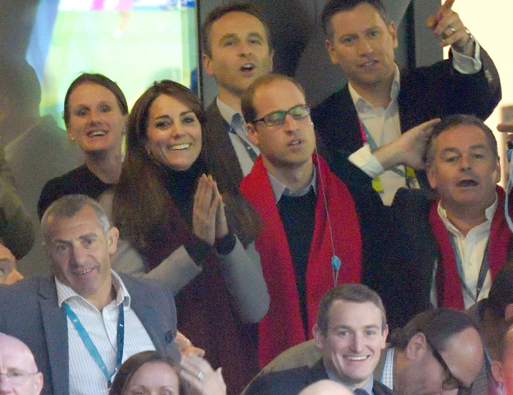 Kate Middleton and Prince William at Rugby World Cup 2015