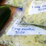 How to Freeze Zucchini