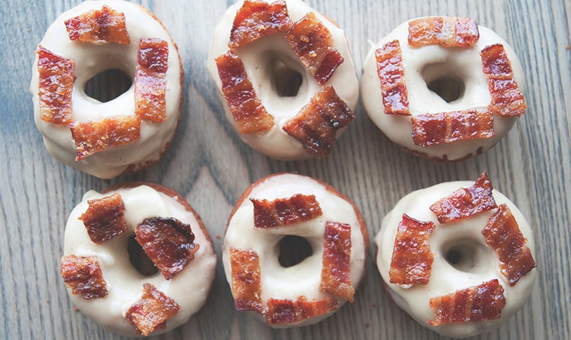Maple-Bacon Doughnuts Recipe