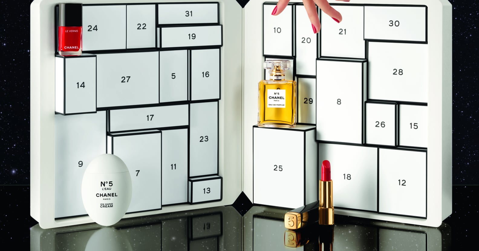 See What's Inside Chanel's No.5 Advent Calendar | POPSUGAR Beauty
