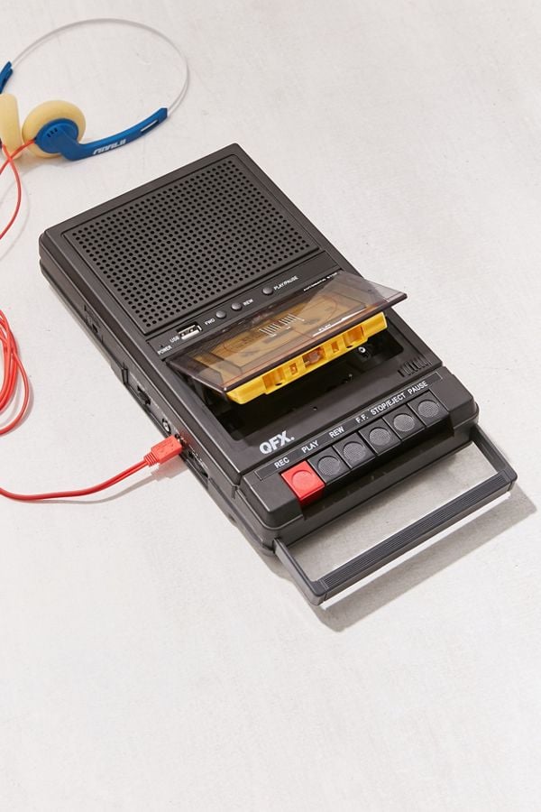 For Music-Lovers: Retro Shoebox Cassette Tape Recorder + USB Player