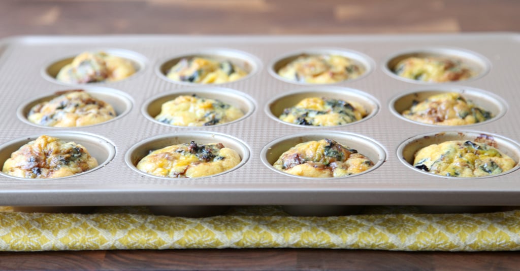 Kale, Caramelized Onion, and Gouda Egg Muffins