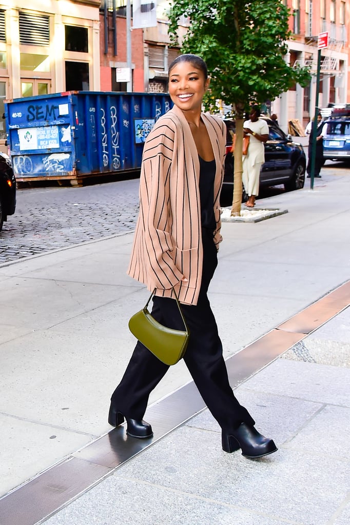 Gabrielle Union Carrying an Aupen Bag