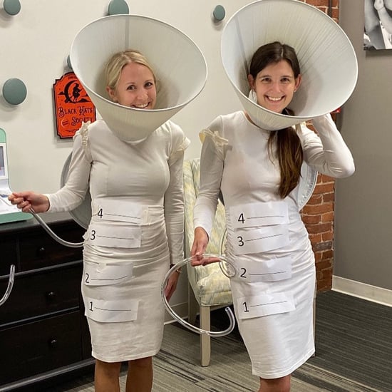 Moms Dress Up as Spectra Breast Pump Flanges For Halloween