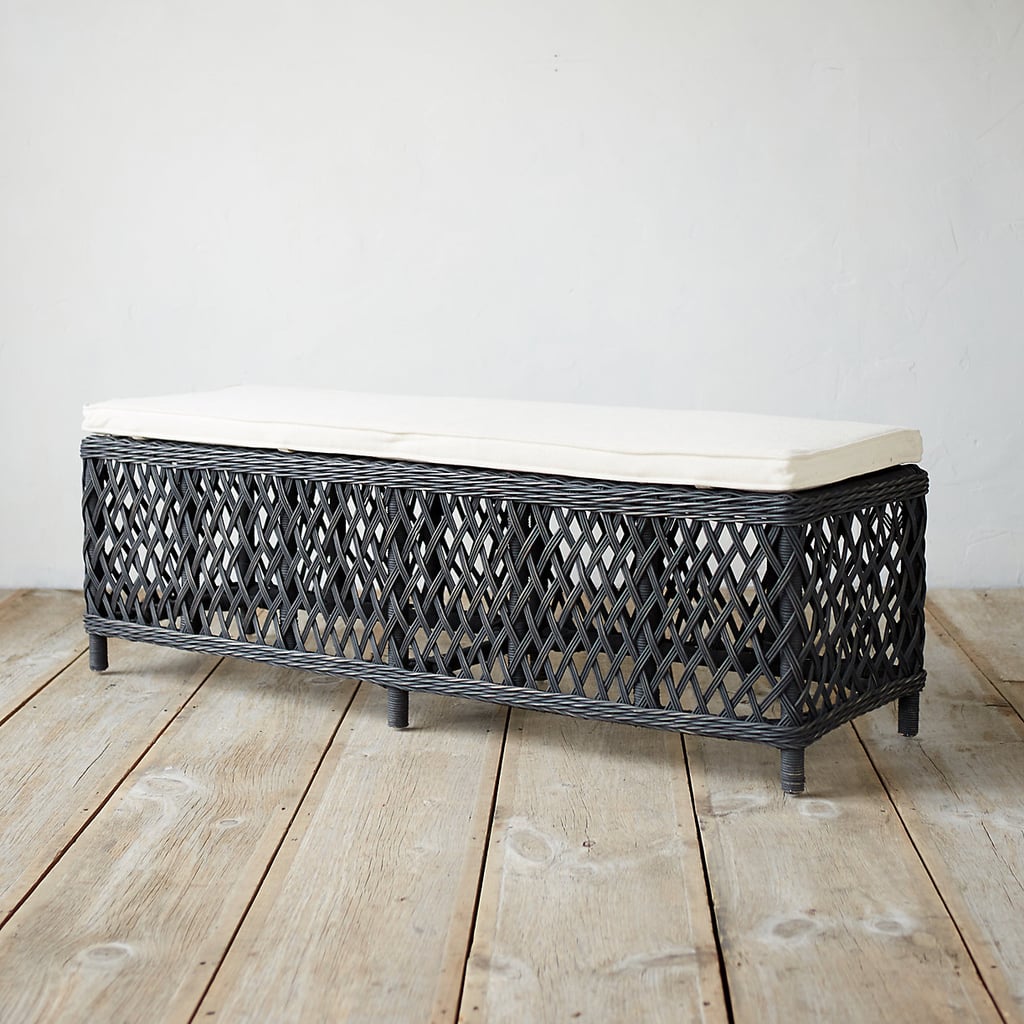 Get the Look: Ebony Rattan Bench