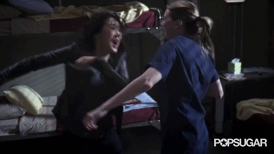 Best Dance Party as an Exit: Sandra Oh and Ellen Pompeo, Grey's Anatomy