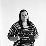 "You aren't going to cry on me on you?"