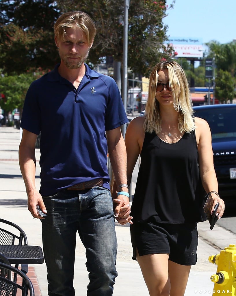 Kaley Cuoco and Karl Cook Hold Hands in LA August 2016